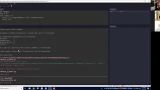 Python Bootcamp Day 11 Session 1 - - Dr Cazalas