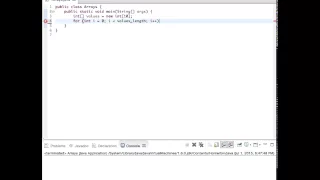 Filling an Array with Squared Values Java