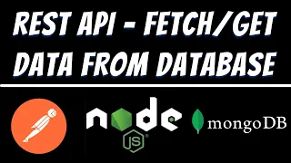 FETCH or GET data using ID in Mongodb database using Node JS and Postman tutorial REST API