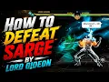 How to defeat sarge by lord Gideon in story mode chapter 2 Shadow fight 4 arena