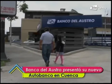 Banco del Austro presentó su nuevo autobanco en Cuenca