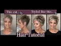 Pixie Hair Tutorial Spiked with a Staggered Part
