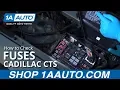 How to Check your Fuses 03-07 Cadillac CTS