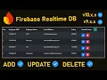 Add Update Delete Data on Firebase DB v10 via HTML Table JavaScript