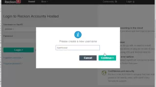 Usernames and the Dashboard in Accounts Hosted