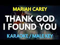 Download Lagu Mariah Carey - Thank God I Found You / Male Key (KARAOKE Version)