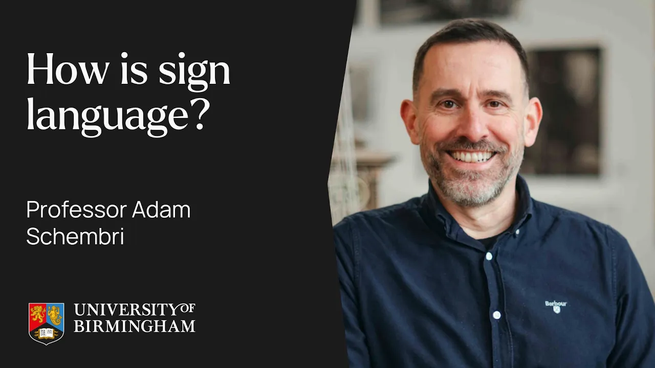 Sign Language Linguistics: Variation & Change | Prof. Adam Schembri