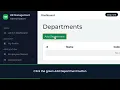 JagaStaff HRMS Tutorial 01 Creating a Department