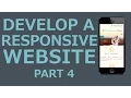 Develop A Responsive Website with HTML5 CSS3 jQuery - Part 4 Callout and Footer Sections