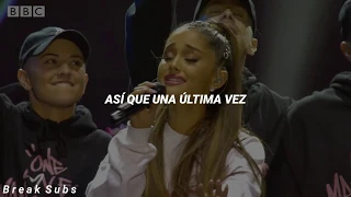 Download Ariana Grande - One last time (traducida al español + live One love Manchester) MP3