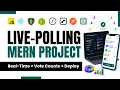 Real-Time Poll Voting App with MERN Stack Socket IO Vote Count Live Sockets Full Stack