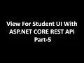 CRUD Operation in Angular With ASP NET CORE RESTfull API Part-5