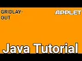 Java programming GRIDLAYOUT in java Applet
