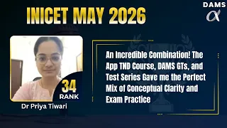 from preparation to rank 34 in ini cet dr priya tiwaris journey