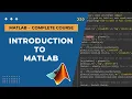 1 Introduction to Matlab MATLAB Tutorial for Beginners Full Course
