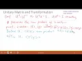 L7C - Unitary Transformation