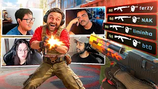 como é REALMENTE jogar CONTRA o fkS? (STREAMERS CHORANDO ao VIVO)