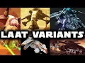 LAAT Gunship Variants Pre-Clone Wars to Imperial Era