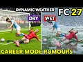 FC 27 Career Mode - New Features Rumours