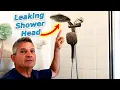 How To Fix LEAKING Shower Head Faucet No Plumber
