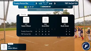 Trosky Force 13u TBT SoCal 12u 2026 05 17