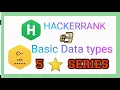 Basic Data Type Hackerrank C