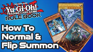 Yugioh Rule Book How to Normal Summon and Flip Summon What are Tribute Summons
