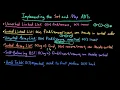 Advanced Data Structures Implementing the Set and Map ADTs