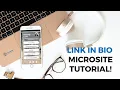 How to make Link In Bio Microsite with Canva Templates