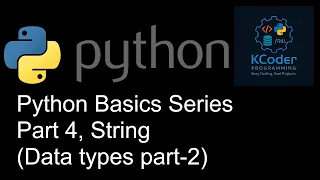 Python String Data Type Explained in Hindi Python basics part 4