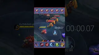 ×6 BLADE ARMOR vs LIFE STEAL #shorts #mlbb #mobilelegend #viral