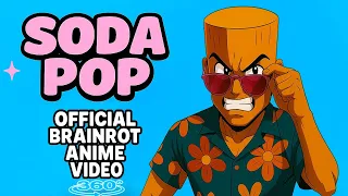 SODA POP x BRAINROT ANIME | Official Brainrot Anime Lyric Video 360°