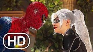 The Amazing Spider-Man Has A Son With Black Cat Scene 4K ULTRA - Spider-Man Remastered PS5