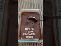 Lagu How2 make chocolate sauce #shorts