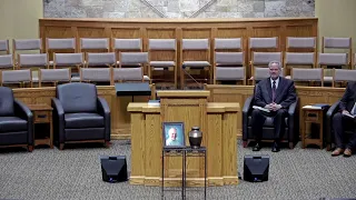 Blake Gambrel s Funeral Service