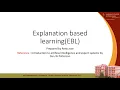 Explanation based learning EBL
