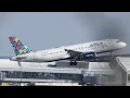 JetBlue Airways Airbus A320 N623JB Vacations Livery Takeoff from KBUF