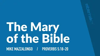 The Mary of the Bible