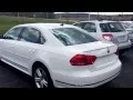 2014 VW Passat Turbo Diesel white near Pittsburgh salvage rebuildable EX-Fix salvage rebuildable