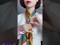 Download Lagu Easy Stylish Silk Scarf Tie Methods | How to wear a scarf? P2250323 #scarfwearing #shorts