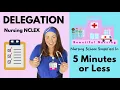 DELEGATION Explained in 5 Min or Less