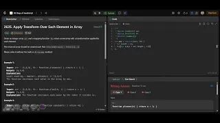 LeetCode 2635 Apply Transform Over Each Element in Array JavaScript Easy Explained