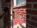 Exterior Brick Stain Color correction