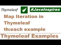 How To Loop Iterate map In Thymeleaf - Thymeleaf Example Java Inspires
