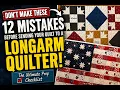 Don t Send Your Quilt to a Longarm Quilter Until You Do These 12 Things