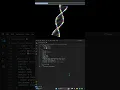 3D DNA Helix Animation Using HTML CSS Creative CSS Animation Tutorial
