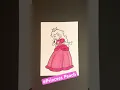 Princess Peach Colouring in