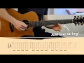 Beautiful One-String Melody on Fingerstyle Guitar