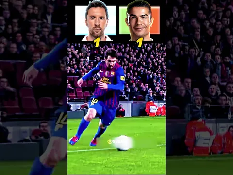 Ronaldo and Messi Dribble Each Other #shorts #footballshorts #ronaldo