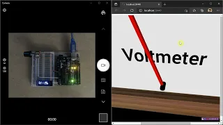 Arduino Potentiometer Data To VPython Voltmeter